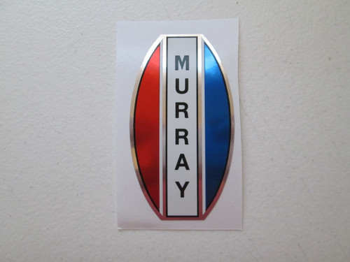Murray bicycle badge decal - murray,