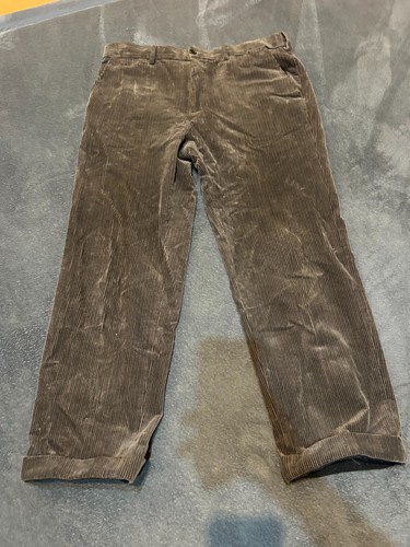 Mens brown luxury corduroy - m&s,