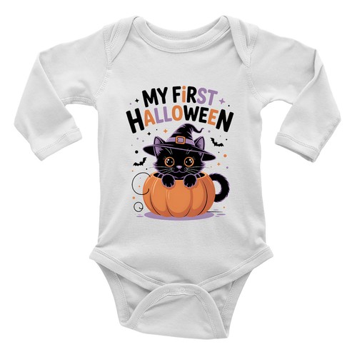 First halloween pumpkin - halloween,