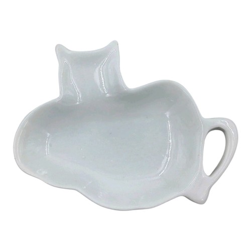 Cat shaped tea bag - holder, tidy