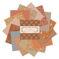Tilda Fabric Charm Pack Permanent Creating Memories 12.5 x 12.5cm Autumn 32 pc