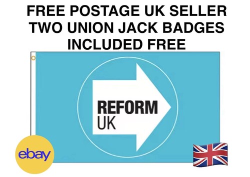 Reform party flag 3x2ft - reform, |