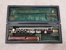 Annonymous Vintage Antique Rosewood Piccolo Needs Service Boehm 1847 Key Design