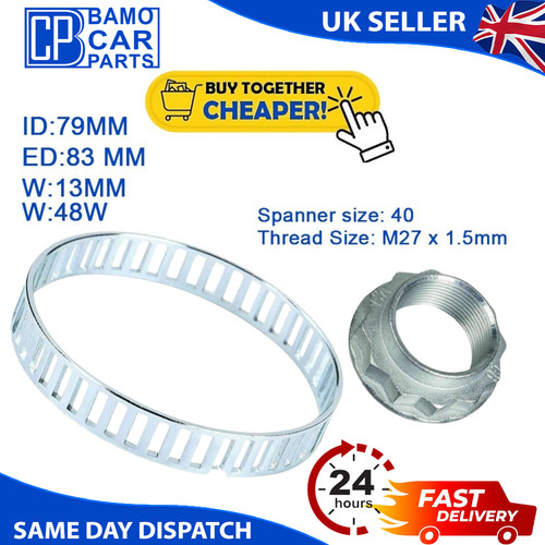 Rear abs reluctor ring - rear, +