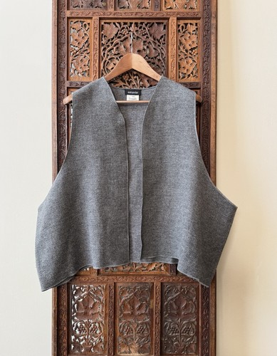 Eskandar gray seed stitch wool - eskandar,