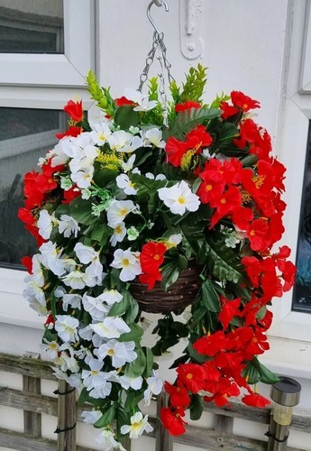 Artificial hanging basket - artificial,