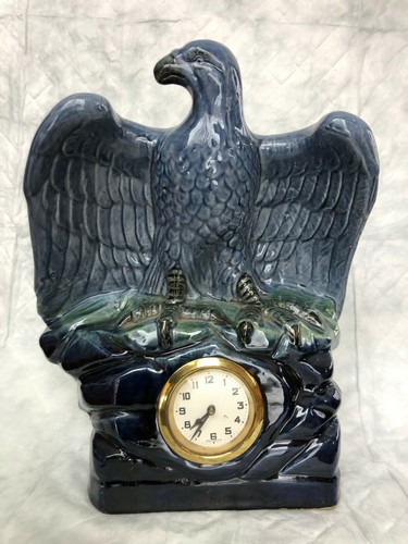 German eagle wwii mantel clock - wwii,