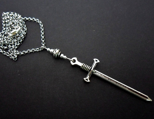 Tibetan silver sword - silver, sword/dagger