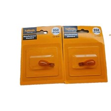 2 x 958 WY16W Amber Car Bulbs Indicator Light 12V 16W  Capless