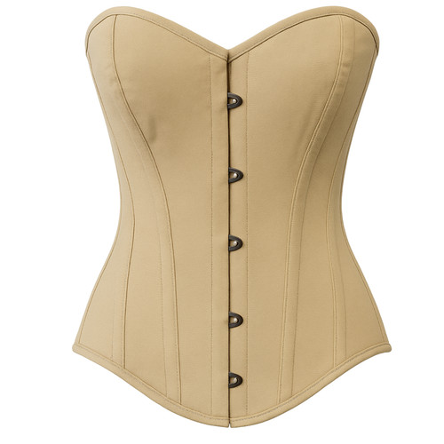 Overbust cotton corset - overbust, for