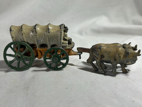 Antique barclay drawn wagon - antique,