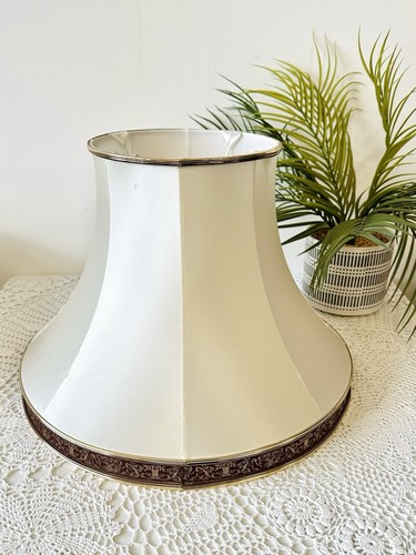 Cream red lampshade - cream-red, comes