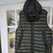CP COMPANY LENS DD SHELL DOWN GILET XXXL 56(PTP 24")SEE ?s & DESCRIPTION 