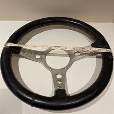 STEERING WHEEL , LEATHER RIM