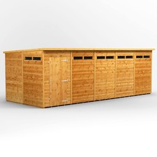 Shed | Power Pent Garden Sheds | Security Shed | Sizes 16x4 up to 20x8