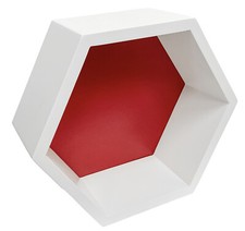 Hexagon Wall Shelf Two-Tone