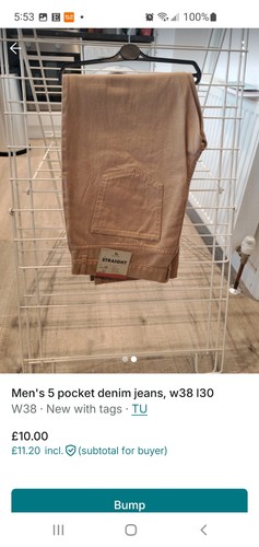 Mens khaki trousers - trousers, (jeans)