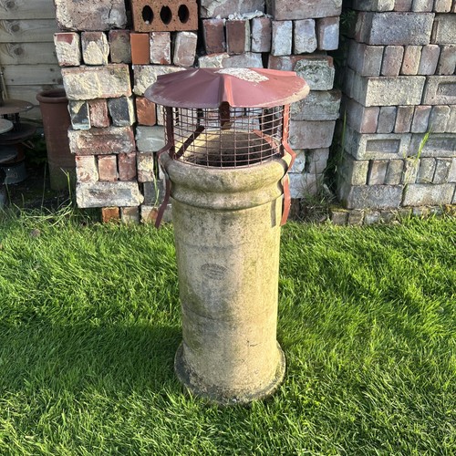 Chimney pot rain cap bird - chimney,