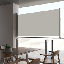 Side Awning Cream and Grey