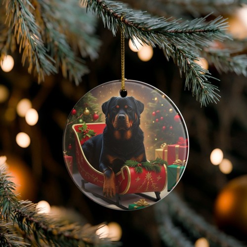Rottweiler collectible ceramic - rottweiler,