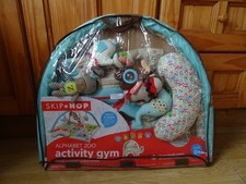 Skip Hop Alphabet Zoo BABY ACTIVITY GYM - inc. Soft animals, mat, arches, pillow