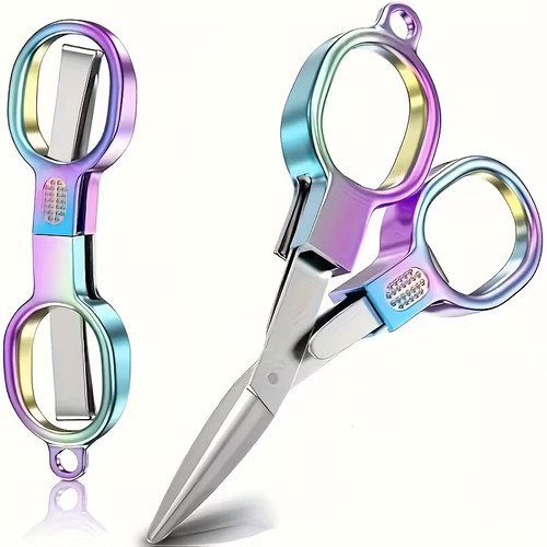 Rainbow folding scissors - ,