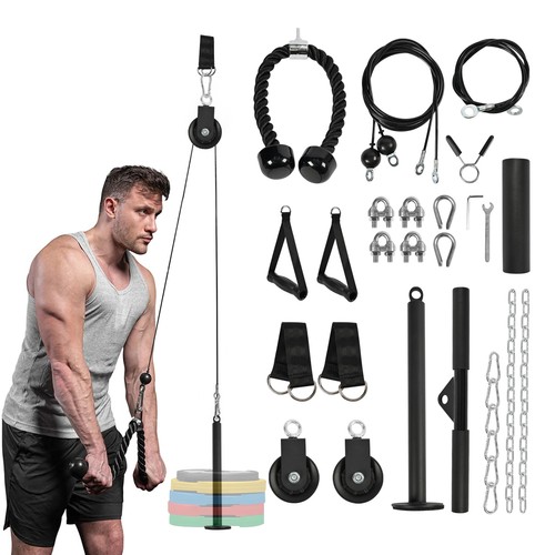 Gym diy pulley cable machine - diy,