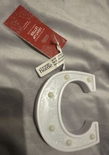 George Hanging Christmas Tree Decoration Eid Ramadan Battery Light Up Letter C