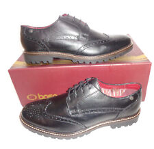 Base London Mens Leather Black