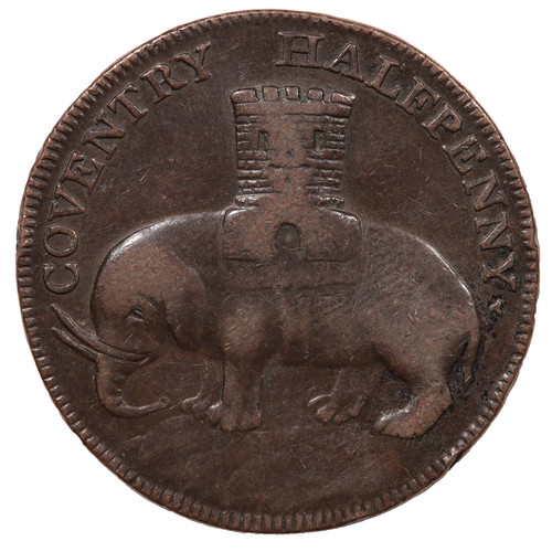 1792 coventry halfpenny - coventry, conder