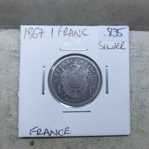 1867 franc france - 1,