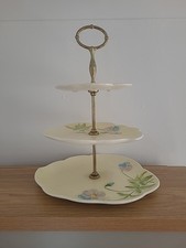 Royal Winton/Grimwades Vintage Three Tier Cake Stand Cream And Flowers