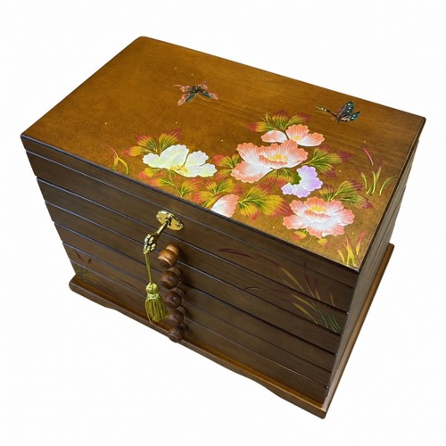 Wooden jewelry box - wooden,