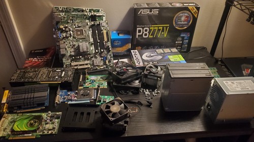 Mixed lot old computer - old,