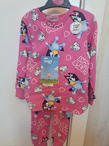 Bluey girls pink long - girls,