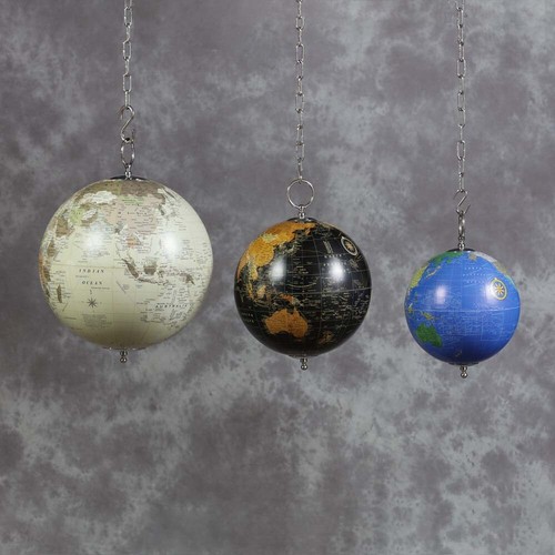 Contemporary hanging globes - hanging,