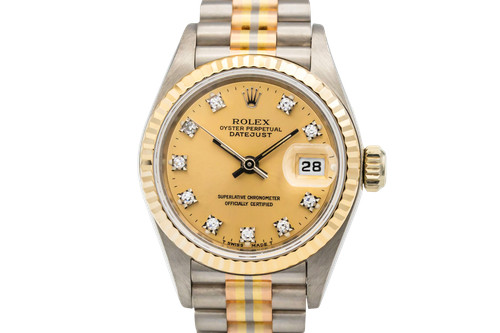 Rolex lady datejust - 26mm, 18ct
