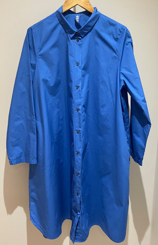 Ischiko oska blue cotton tunic - blue,