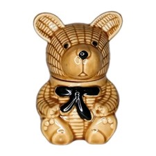 Vintage Ceramic Bear Honey Pot