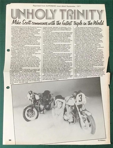 Laverda jota road test - laverda,