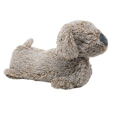 Door stop brown fluffy sausage - brown,