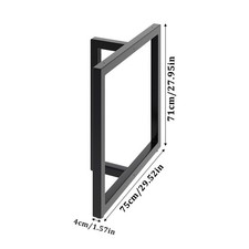 2pcs set black industrial - black,
