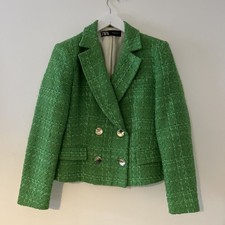 Zara Blazer Jacket Emerald