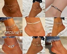 Women Ankle Bracelet  Leg Chain Beach Foot Jewellery Leg Fashion Gift Jewelry