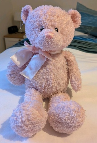 Gund baby pink teddy bear - pink, soft