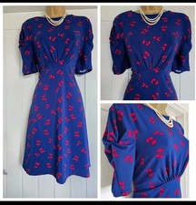 Vintage 1940s WW2 Style Blue
