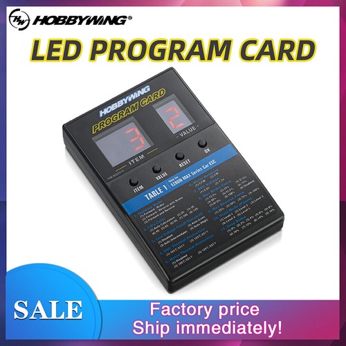 Hobbywing led program card for - led,