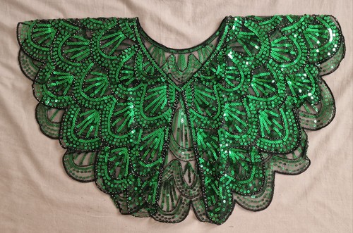 Green evening cape women - green, 1920s