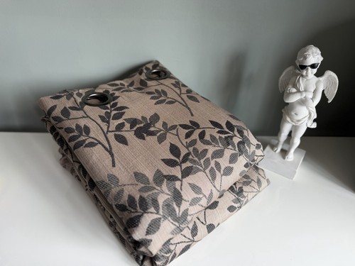 Large taupe charcoal - large, woven