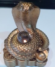 Chinese Feng Shu Golden Snake
